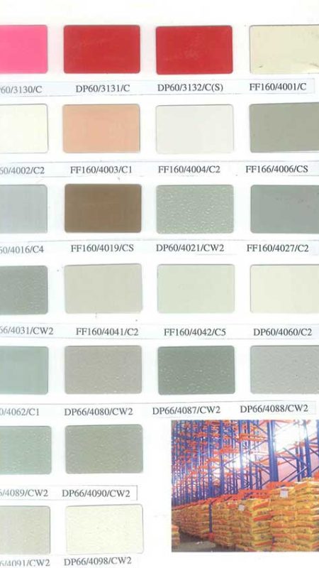 Bảng màu sơn tĩnh điện Đại Phú