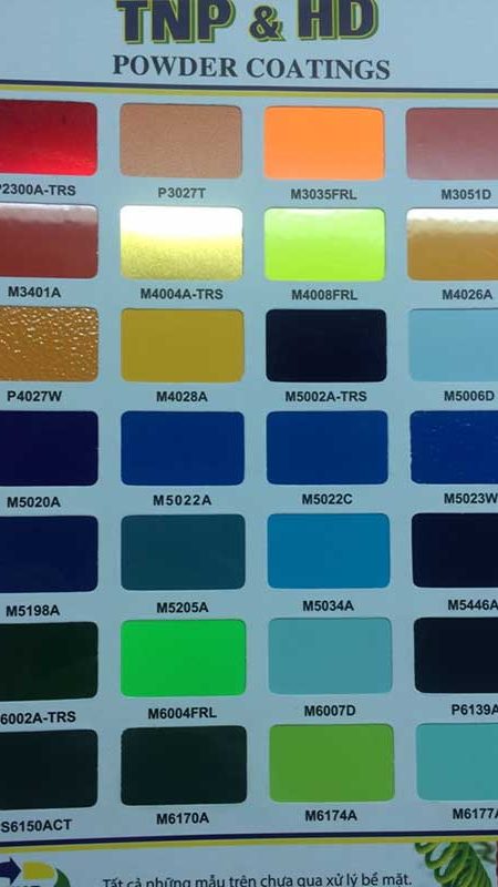 Bảng sơn tĩnh điện Tân Nam Phát