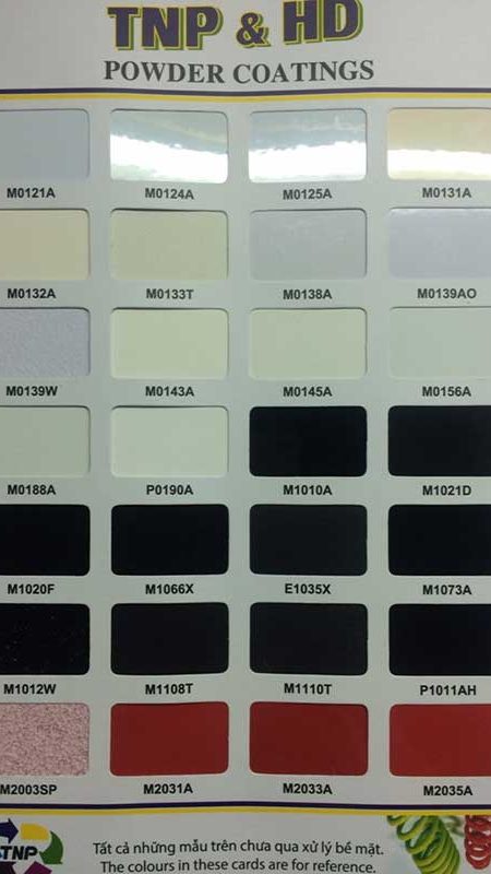 Bảng sơn tĩnh điện Tân Nam Phát