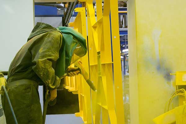 dây chuyền sơn tĩnh điện